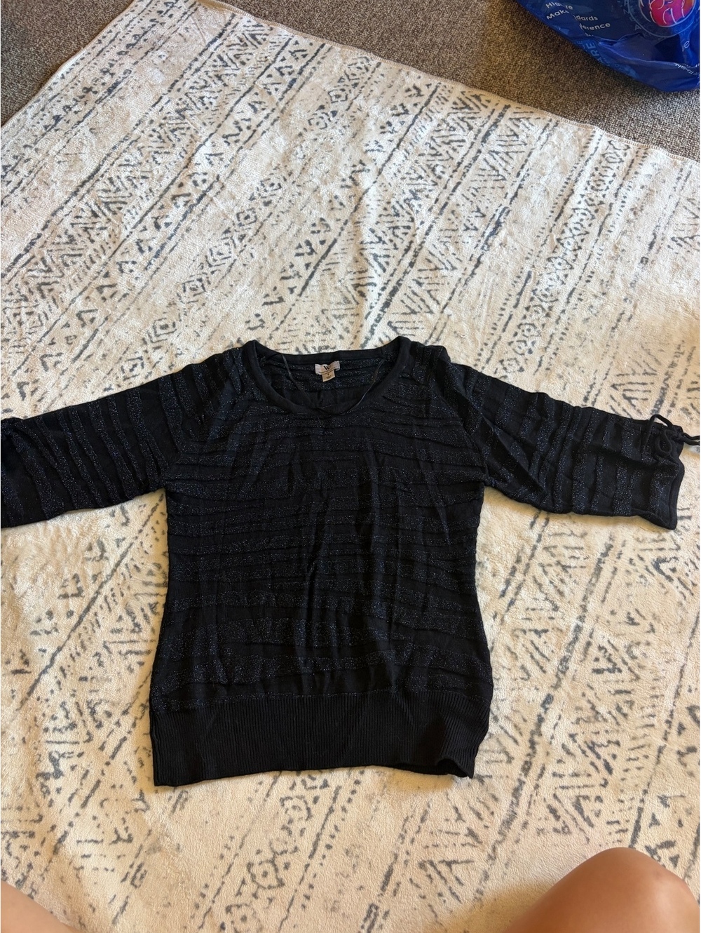 Worthington Women's Black Lightweight Sweater Size Small